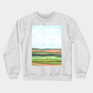 Colorful Landscape Crewneck Sweatshirt